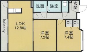 リバーグラスの間取り画像