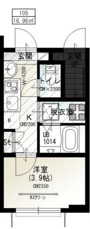 ソルナクレイシア二子玉川の間取り画像