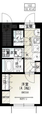ソルナクレイシア二子玉川の間取り画像