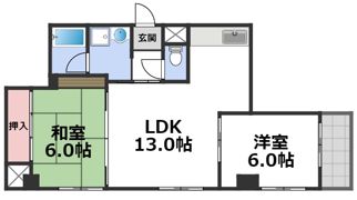 大東ビルの間取り画像