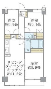 ISM武蔵浦和の間取り画像
