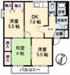 ディアスTANAKA B棟の間取り画像