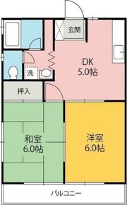 亀井ハイツの間取り画像