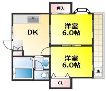 コーポサニーの間取り画像