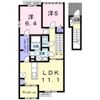 サンリット梶原Ⅰの間取り画像