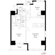 アズールコート町屋パサージュの間取り画像