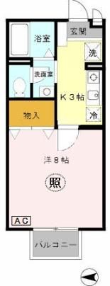ハイネス岡本の間取り画像