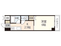 ラトゥール広島の間取り画像