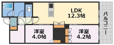 RJR堺筋本町タワーの間取り画像