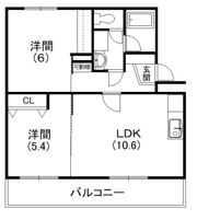 メディオ初生弐番館の間取り画像