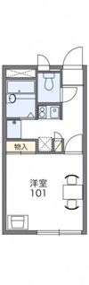 レオパレスカサブランカの間取り画像