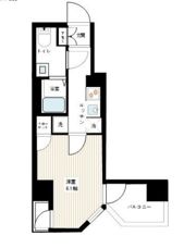 メディフィス横濱関内の間取り画像