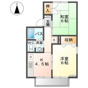 ミルキーウェイAの間取り画像