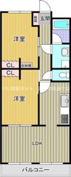 ボヌール原田町の間取り画像