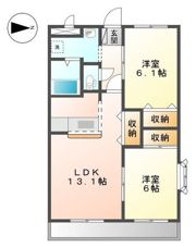 クローバービルの間取り画像