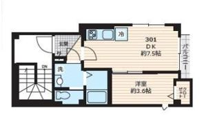ポルト ボヌールの間取り画像