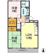 サンシャインハイツ A棟（南江戸）の間取り画像