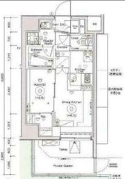SYFORME UENO Asyl Courtの間取り画像