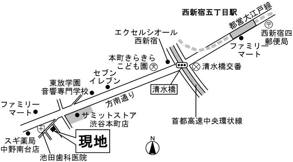 近くに施設あり