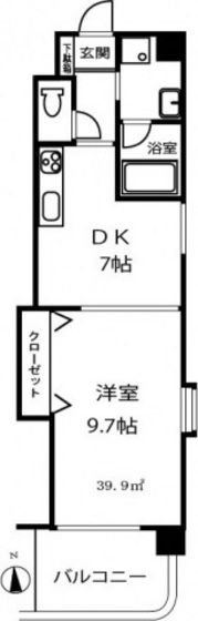 メゾンアンソレイエの間取り画像