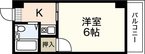 ハイパーク庚午の間取り画像