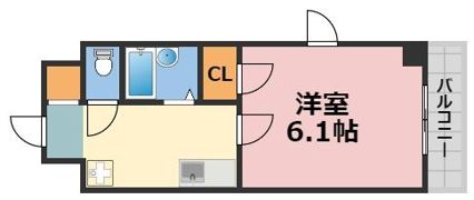 ドエル南堀江1番館の間取り画像