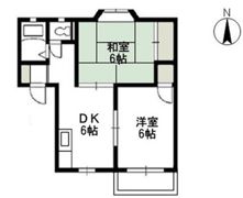 サンライズ平野 Cの間取り画像