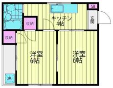 ロングハイツⅡの間取り画像