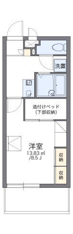 レオパレスGトレバリーの間取り画像
