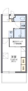 レオパレスGトレバリーの間取り画像