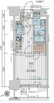 エステムプラザ池袋立教通りの間取り画像