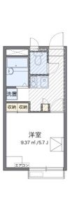 レオパレス足高の間取り画像