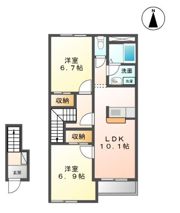 アネックス六丁の目Ⅰの間取り画像