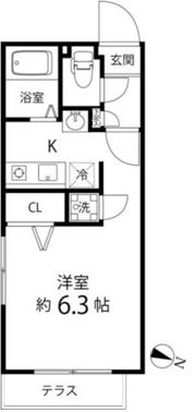 Branche笹塚の間取り画像