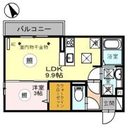 un fleuve(ｱﾝ ﾌﾙｰｳﾞ)の間取り画像