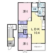 シャン・ド・フル－ルCの間取り画像