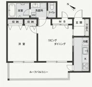 ラミアール赤坂の間取り画像