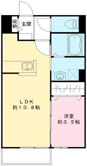 プルミエール野澤 Eの間取り画像