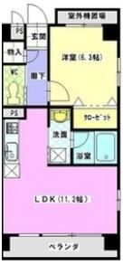 レージュ桜山の間取り画像