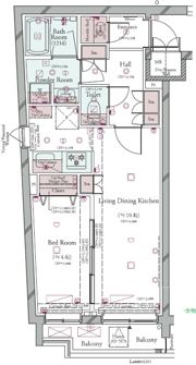 コンシェリア目黒本町 THE RESIDENCEの間取り画像