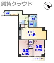ARECX八幡の間取り画像