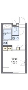 レオパレスボナール下柳の間取り画像