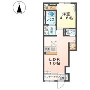 仮）本庄市T様アパート新築工事の間取り画像