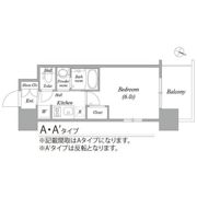 エステムコート大阪WESTⅡの間取り画像