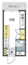 大国町池田マンションの間取り画像