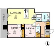 TWIN TOWERS Selinaの間取り画像
