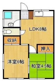 カトレアコートの間取り画像