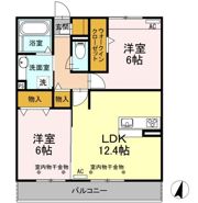 Recente和田 B棟の間取り画像