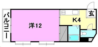 グランドハイム小坂の間取り画像