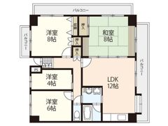 ホウセイヒルズの間取り画像